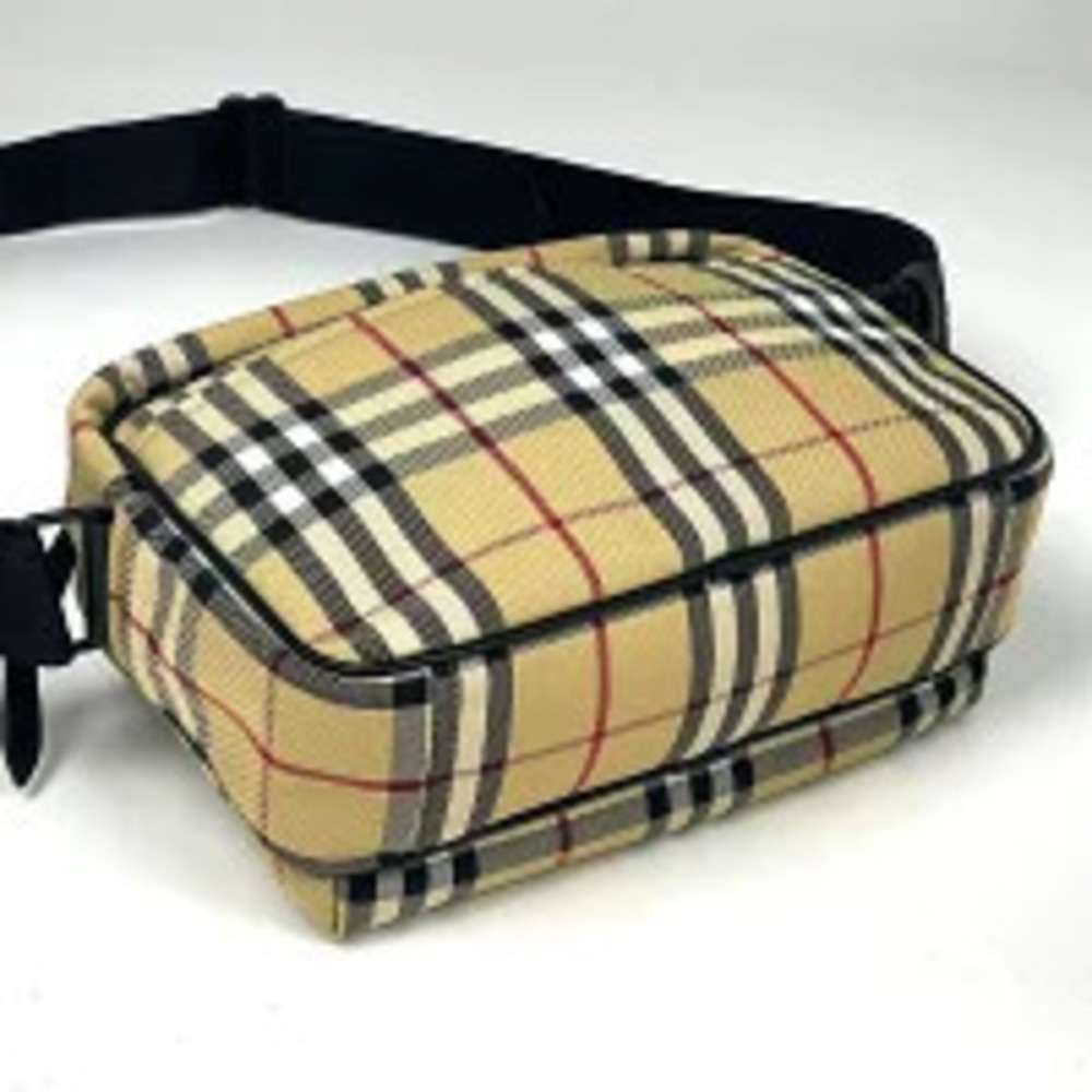 Burberry Crossbody Bag Beige Black Shoulder Check